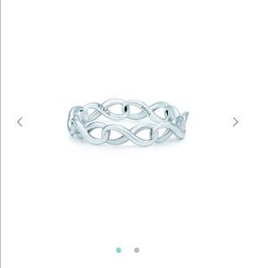 Tiffany & Co. Infinity ring, sterling silver